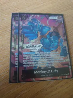 Monkey D Luffy OP07-091 R Offline Regionals Promo Card One Piece Card Game CCG - Image 1