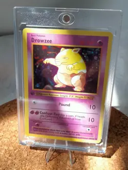 Drowzee 1st Edition - 49/102 Base Set Played - Pokemon Card - CUSTOM MADE - Image 1