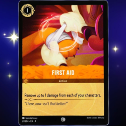 First Aid Action Card - Common - Disney Lorcana TCG Ursula's Return #27/204 - Image 1