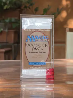 MTG New Unlimited Booster Pack Sealed Magic Gathering Vintage Black Lotus Mox P9 - Image 1