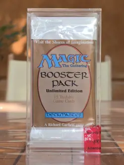 MTG New Unlimited Booster Pack Sealed Magic Gathering Vintage Black Lotus Mox P9 - Image 2
