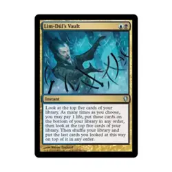 WOTC MtG Commander Lim-Dul's Vault (U) EX - Image 1