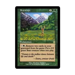 WOTC MtG Odyssey Bearscape (R) EX - Image 1