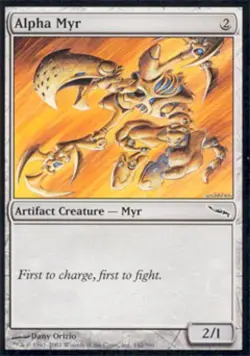 Alpha Myr - Light Play MTG Mirrodin - Image 1