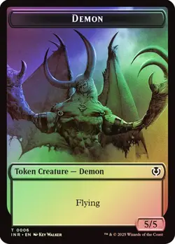 Demon / Human Cleric Token Foil Innistrad Remastered NM MTG - Image 1