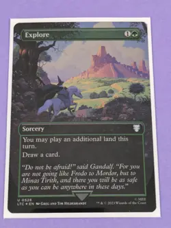 MTG: The Lord of the Rings: Explore Borderless Foil #0528 Uncommon - NM - Image 1