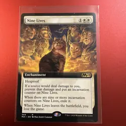 Nine Lives (Extended Art) #344 (NM) Core Set 2021 M21 Magic MTG - Image 3