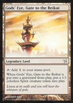 Gods' Eye, Gate to the Reikai - Light Play MTG Betrayers of Kamigawa - Image 1