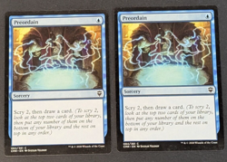 MTG - 2x Preordain - Commander Legends - NM/LP Blue - Magic The Gathering Common - Image 1