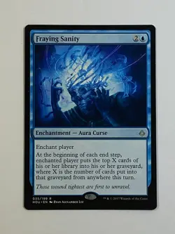MTG - Fraying Sanity - Hour of Devastation - NM - Rare - Magic The Gathering - Image 1