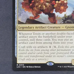 MTG - 1x Tetzin, Gnome Champion - Lost Caverns of Ixalan - NM - Pack Fresh Magic - Image 3