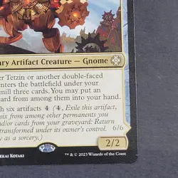 MTG - 1x Tetzin, Gnome Champion - Lost Caverns of Ixalan - NM - Pack Fresh Magic - Image 4