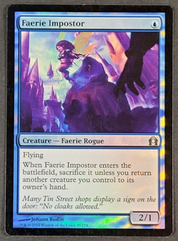 MTG - Faerie Imposter - Return to Ravnica - LP/NM - Foil - Magic The Gathering - Image 1