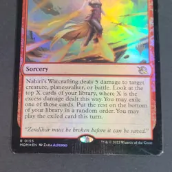 MTG - Nahiri's Warcrafting - March of the Machines - Promo Pack Cards - NM Foil - Image 4