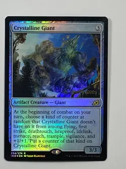 MTG - Crystalline Giant - Ikoria: Lair of Behemoths - NM Foil Pre-Release, Magic - Image 2