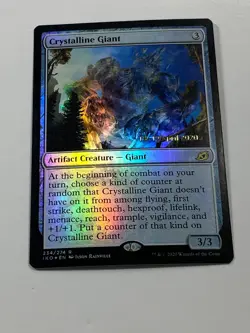 MTG - Crystalline Giant - Ikoria: Lair of Behemoths - NM Foil Pre-Release, Magic - Image 5