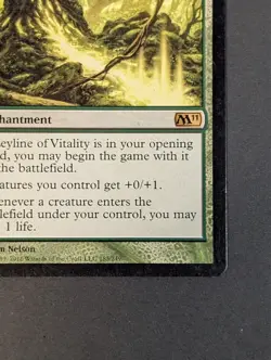 MTG - 1x Leyline of Vitality - Core Set 2011 - LP - Rare - Magic the Gathering - Image 4