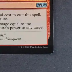 MTG - 1x Thud - Core Set 2019, M19 - NM/LP - Foil - Red - Magic The Gathering - Image 5