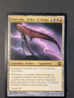 MTG - 1x Unscythe Killer of Kings - Alara Reborn - LP/MP - Magic The Gathering - Image 5