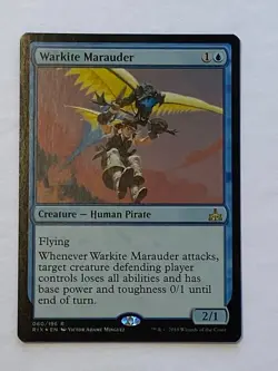 MTG - 1x Warkite Marauder - Rivals of Ixalan - NM FOIL - Magic The Gathering #60 - Image 2