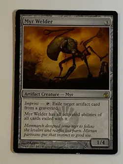 MTG - Myr Welder - Mirrodin Besieged - Played - MP - Rare - Magic The Gathering - Image 4