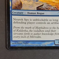 MTG - 1x Neurok Spy - Mirrodin - LP/LP+ - Foil - Blue - Vintage 2003 Magic TCG - Image 4