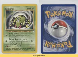 Spinarak Pokemon Neo Genesis #75 2000 READ q0l - Image 3