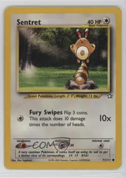 Sentret Pokemon Neo Genesis #71 2000 10cj - Image 1