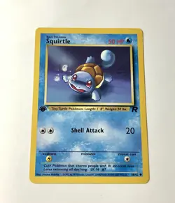 Squirtle 68/82 Team Rocket 1st Edition NM Pokemon TCG, Vintage WOTC Pack Fresh - Image 1