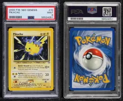 Pikachu Pokemon Neo Genesis PSA 9 MINT 2000 2f4 - Image 3