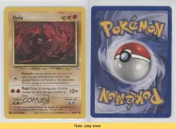 Onix Pokemon Neo Genesis #69 2000 READ 2f4 - Image 3