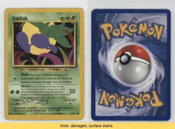 Oddish Pokemon Neo Genesis #68 2000 READ 1v4 - Image 3