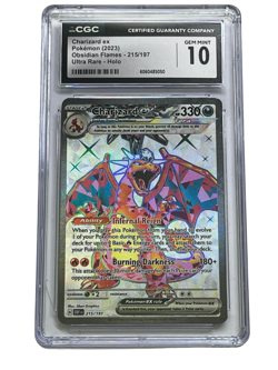 Charizard ex Pokemon Obsidian Flames 2023 Ultra Rare 215/197 CGC 10 - PSA BGS - Image 1