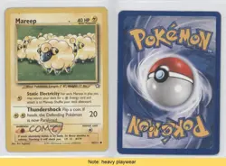 Mareep Pokemon Neo Genesis #65 2000 READ 1v4 - Image 3