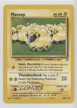 Mareep Pokemon Neo Genesis #65 2000 17t2 - Image 1
