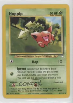 Hoppip Pokemon Neo Genesis #61 2000 10cj - Image 1
