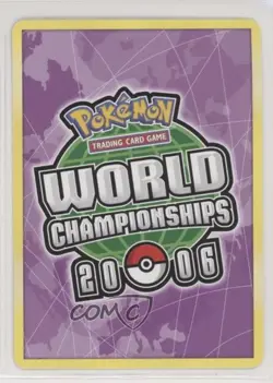 Pokemon Retriever Pokemon World Championships Decks #84 2006 0w6 - Image 2