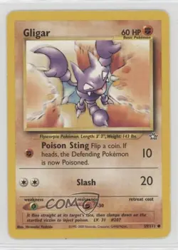 Gligar Pokemon Neo Genesis #59 2000 0ed - Image 1