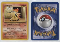 Cyndaquil Pokemon Neo Genesis #57 2000 wq8 - Image 3