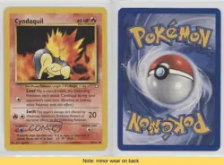 Cyndaquil Pokemon Neo Genesis #56 2000 READ 0f72 - Image 3