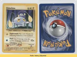 Chinchou Pokemon Neo Genesis #55 2000 READ 1v4 - Image 3