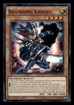 Begginning Knight MP16-EN123 Super Rare - Yugioh - Image 1