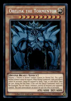 Obelisk the Tormentor CT13-EN002 Secret Rare - Yugioh - Image 1