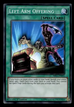 Left Arm Offering MIL1-EN015 Super Rare - Yugioh - Image 1