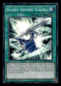 Silent Sword Slash DPRP-EN004 1st Edition Super Rare - Yugioh - Image 1