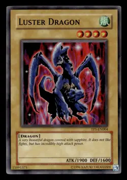 Luster Dragon TP5-EN004 Super Rare Tournament Pack 5 Promo 2004 - Yugioh - Image 1