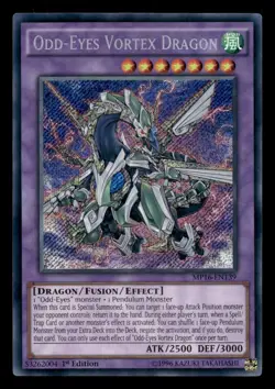 Odd Eyes Vortex Dragon MP16-EN139 Secret Rare - Yugioh - Image 1