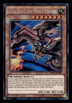 Lord Gaia the Fierce Knight MVP1-ENS50 Secret Rare - Yugioh - Image 1