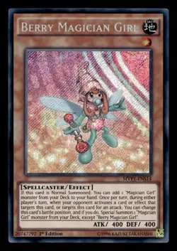 Berry Magician Girl MVP1-ENS14 Secret Rare - Yugioh - Image 1
