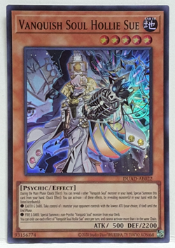 Yugioh Asia-English Vanquish Soul Hollie Sue DUAD-AE022 Super Rare - Image 1